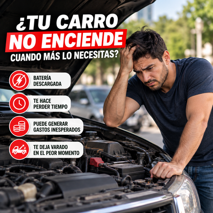 Cargador Inteligente 12V para Carro y Moto | Cuida y Recupera tu Batería
